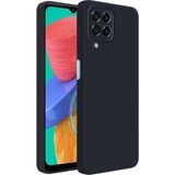 Marsilyan Mey Ithalat® Samsung Galaxy M33 Kılıf First Silikon - Siyah - 1 - Renkli