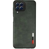 Marsilyan Mey Ithalat® Samsung Galaxy M33 Kılıf Loop Deri Silikon - Yeşil - 1 - Renkli