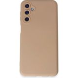Marsilyan Mey Ithalat® Samsung Galaxy M34 5g Kılıf Nano Içi Kadife Silikon - Pudra - 1 - Renkli