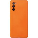 Marsilyan Mey Ithalat® Samsung Galaxy S20 Fe Kılıf Nano Içi Kadife Silikon - Turuncu - 1 - Renkli