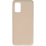 Marsilyan Mey Ithalat® Samsung Galaxy S20 Kılıf Nano Içi Kadife Silikon - Pudra - 1 - Renkli