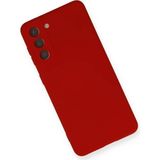 Marsilyan Mey Ithalat® Samsung Galaxy S21 Kılıf Nano Içi Kadife Silikon - Kırmızı - Renkli