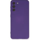 Marsilyan Mey Ithalat® Samsung Galaxy S21 Kılıf Nano Içi Kadife Silikon - Mor - Renkli
