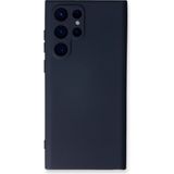 Marsilyan Mey Ithalat® Samsung Galaxy S22 Ultra Kılıf Nano Içi Kadife Silikon - Lacivert - 1 - Renkli