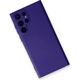 Marsilyan Mey Ithalat® Samsung Galaxy S22 Ultra Kılıf Nano Içi Kadife Silikon - Mor - 1 - Renkli