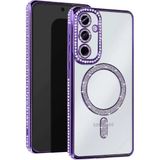 Marsilyan Mey Ithalat® Samsung Galaxy S23 Fe Joke Simli Magneticsafe Kılıf - Derin Mor - 1 - Renkli