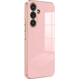 Marsilyan Mey Ithalat® Samsung Galaxy S24 Fe Kılıf Volet Silikon - Pembe - 1 - Renkli