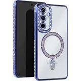 Marsilyan Mey Ithalat® Samsung Galaxy S25 Fe Joke Simli Magneticsafe Kılıf - Mavi - 1 - Renkli