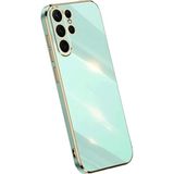Marsilyan Mey Ithalat® Samsung Galaxy S25 Ultra Kılıf Volet Silikon - Açık Yeşil - 1 - Renkli