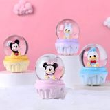 Marsilyan Mickey Mouse Işıklı Kar Küresi 9 cm ALK3112 - Renkli