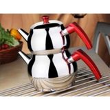 Marsilyan Mini 2lt Küçük Boy Küre Çelik Çaydanlık Seti (K95) - Renkli