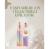 Marsilyan Mini Elektrikli Epilatör Cihazı – USB Şarjlı, Acısız Yüz ve Kaş Bakım Aleti