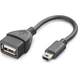Marsilyan Mini USB To USB Otg Kablo - Siyah HN4591 - Renkli