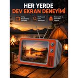 Marsilyan Mobil Telefon Ekran Büyütücü 12 Inç Fresnel Lens Göz Konforu Sağlayan Taşınabilir - Renkli - standart
