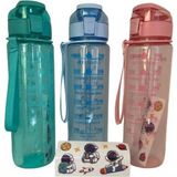 Marsilyan- Motivasyon Su Matarası 1 Litre - Renkli - standart