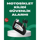 Marsilyan- Motosiklet Scooter Bisiklet Tekerlek Disk Kilidi Alarmlı Güvenlik - Renkli - standart