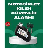 Marsilyan Motosiklet Scooter Bisiklet Tekerlek Disk Kilidi Alarmlı Güvenlik