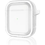 Marsilyan Movenchy Airpods 4 (4.nesil) Shiny Şeffaf Kılıf - Beyaz - 1 - Renkli