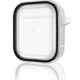 Marsilyan Movenchy Airpods 4 (4.nesil) Shiny Şeffaf Kılıf - Siyah - 1 - Renkli