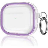 Marsilyan Movenchy Airpods Pro 2 (2.nesil) Shiny Şeffaf Kılıf - Mor - 1 - Renkli