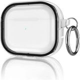 Marsilyan Movenchy Airpods Pro 2 (2.nesil) Shiny Şeffaf Kılıf - Siyah - 1 - Renkli