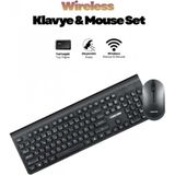 Marsilyan Multimedya Q Klavye ve Mouse Seti - Renkli