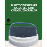 Marsilyan Net Stereo Ses Sunan Ipx5 Su Geçirmez Bluetooth Hoparlör - 1