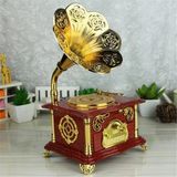 Marsilyan Nostaljik Gramofon Müzik Kutusu - Renkli