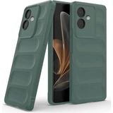 Marsilyan™- Oppo A3 Kılıf Optimum Silikon - Koyu Yeşil