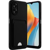 Marsilyan™- Oppo A38 Kılıf Kelvin Kartvizitli Silikon - Siyah