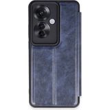 Marsilyan™- Oppo Reno 11F Kılıf Flip Cover - Lacivert