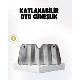 Marsilyan™- Otomobil Güneşliği – Katlanabilir Tasarım ve Süngerli Isı Yalıtımı - Çok Renkli