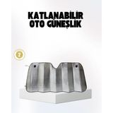 Marsilyan Otomobil Güneşliği – Katlanabilir Tasarım ve Süngerli Isı Yalıtımı - Renkli - standart