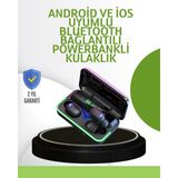Marsilyan Oyun Modlu E10 Bluetooth Kulaklık Powerbank ve LED Ekranlı - --