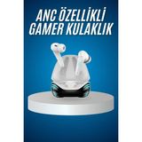 Marsilyan Oyuncu Kulaklığı Mikrofonlu Gürültü Engelleme Gecikme Önleyici Bluetooth Kulaklık - -- - 1