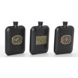 Marsilyan- Paslanmaz Çelik Kabartmalı Tekli 6 Oz Matara - Renkli - standart