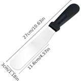 Marsilyan Paslanmaz Çelik L Tipi Pastacı Spatulası