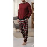 Marsilyan Pijalüx Battal Tek Alt Cepli Ekose Pijama