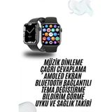 Marsilyan Plastik Kordonlu Kalp Atışı Uyku Takibi ve Çağrı Cevaplayabilen Akıllı Saat - Çok Renkli