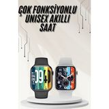 Marsilyan Plastik Kordonlu Kalp Atışı Uyku Takibi ve Çağrı Cevaplayabilen Akıllı Saat - MCT5216-2177 - Çok Renkli