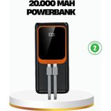 Marsilyan Powerbank 20000 Mah 22.5W Hızlı Şarjlı ve Kompakt Çoklu Kablo Çıkışlı - Renkli