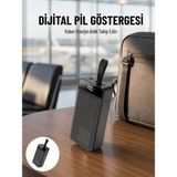 Marsilyan Powerbank 50.000 Mah Dijital Göstergeli Taşınabilir 4 Portlu Hızlı Powerbank Yeni Nesil - Renkli - standart
