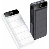 Marsilyan Powerbank 50.000 Mah Dijital Göstergeli Taşınabilir 4 Portlu Hızlı Powerbank Yeni Nesil - Renkli