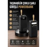 Marsilyan Powerbank 60.000 Mah 4 Portlu Uzun Şarj Süreli Dijital Göstergeli