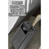 Marsilyan Powerbank 60.000 Mah Dijital Göstergeli 4 Portlu Taşınabilir - Renkli