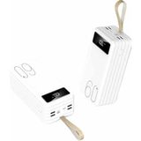 Marsilyan Powerbank 60.000 Mah Taşınabilir Şarj Hızlı El Fenerli Dijital Göstergeli Ieg - 000-Siyah