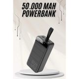 Marsilyan Powerbank Çoklu Şarj Girişi 50.000 Mah Taşınabilir Dijital Göstergeli - Renkli - standart