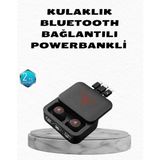 Marsilyan Powerbank Özellikli Bluetooth Kablosuz Kulaklık – Dokunmatik Kontrol, Uzun Pil Ömrü, Ergonomik Tasarım - Çok Renkli