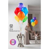 Marsilyan Premium Serisi 23 cm Mat Lateks Balon Seti – 100’LÜ Profesyonel Etkinlik Paketi - Renkli - standart