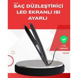 Marsilyan Profesyonel 2025 Saç Düzleştirici Isı Ayarlı Titanyum Seramik Plakalı A Kalite Orijinal